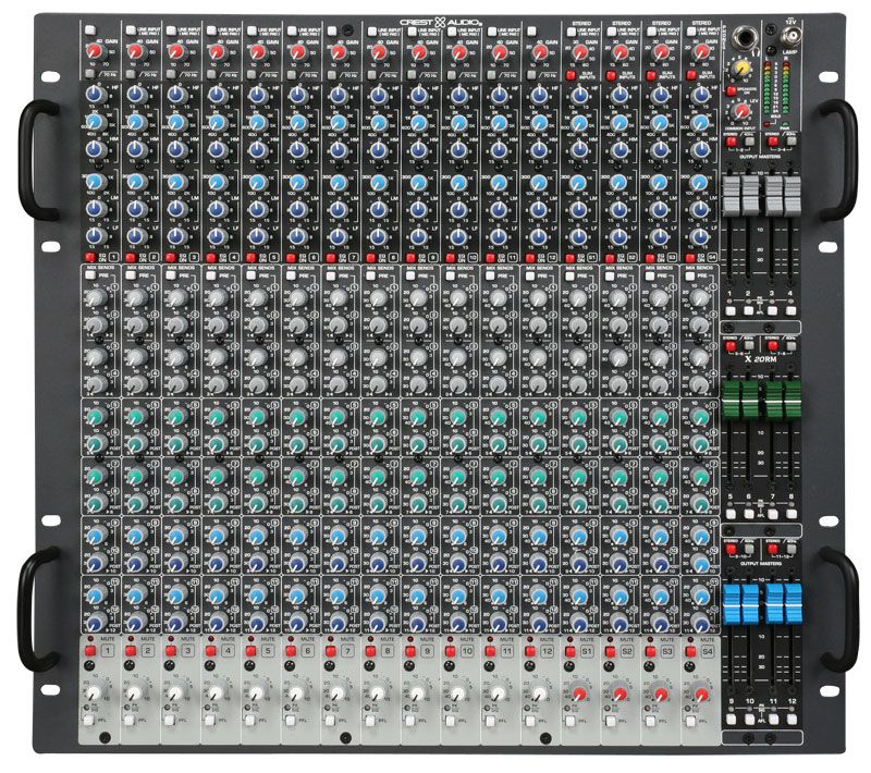 inputs 4 stereo inputs all with mic preamps and individual 48v phantom 