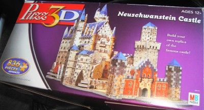   Castle Puzz3D Foam Puzzle 836 Pieces Puzz 3D Wrebbit Jigsaw  