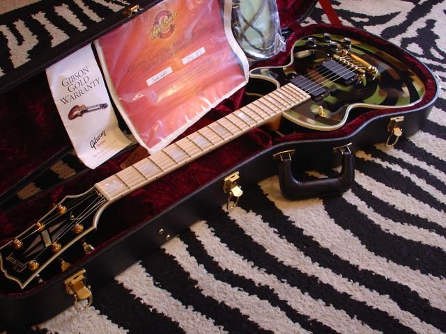 MINT GIBSON LES PAUL CUSTOM ZAKK WYLDE BULLSEYE CAMO  