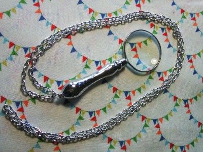   Magnifying Glass Necklace Chatelaine Sewing Choose Design  