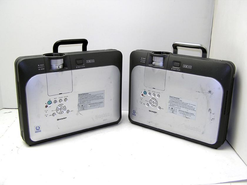 LOT of 2 Sharp PG C45X LCD Home Theater Projectors  