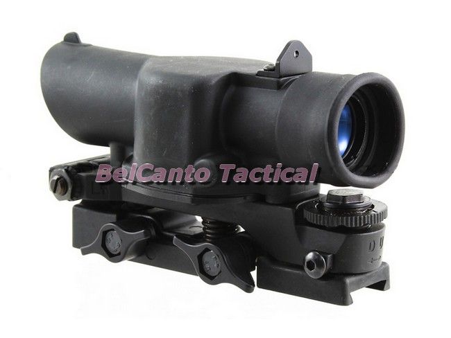 SUSAT Style 4x Red Illuminated Optical Sight Scope L9A1  