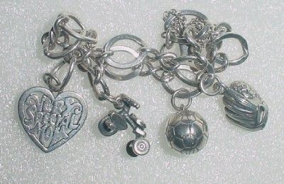 JAMES AVERY SILVER CHARM BRACELET WITH 4 CHARMS  LB1655  