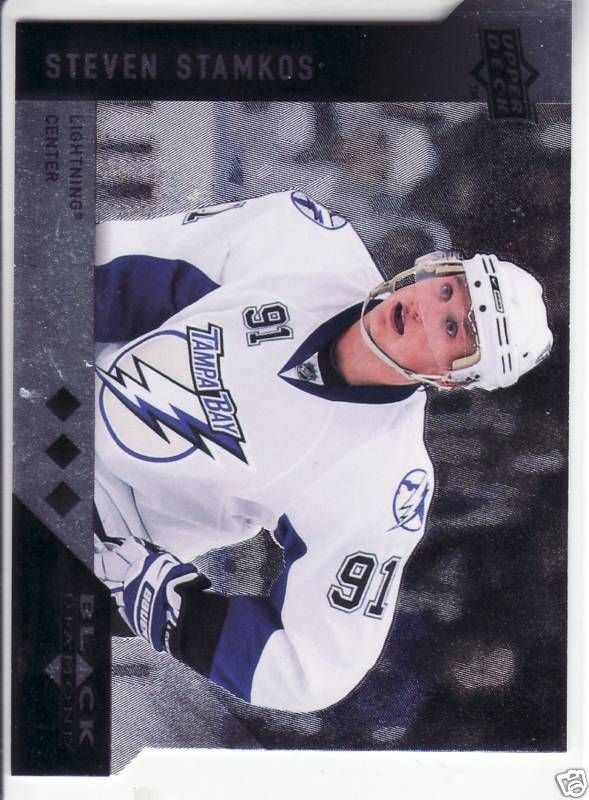 2009 10 Black Diamond Horizontal Die Cut Steven Stamkos  