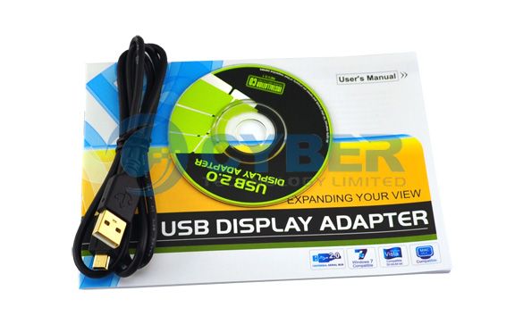 USB to DVI VGA HDMI Video ADAPTER 1400x1050 Resolution  