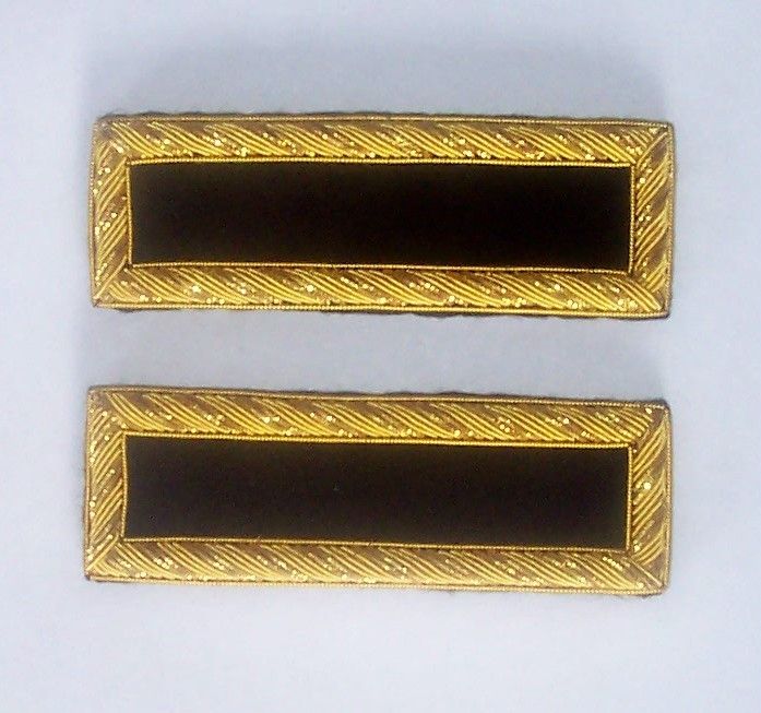 2nd Lieutenant Shoulder Boards   Staff   Civil War  