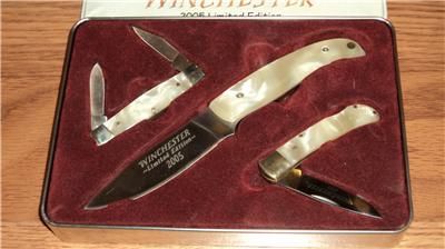 2005 WINCHESTER / 3 KNIFE SET / LIMITED EDITION / NEW  